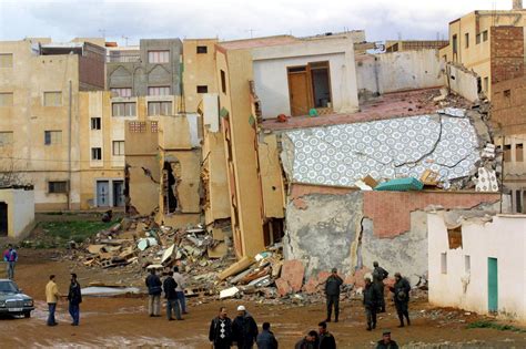 photo du tremblement de terre au maroc